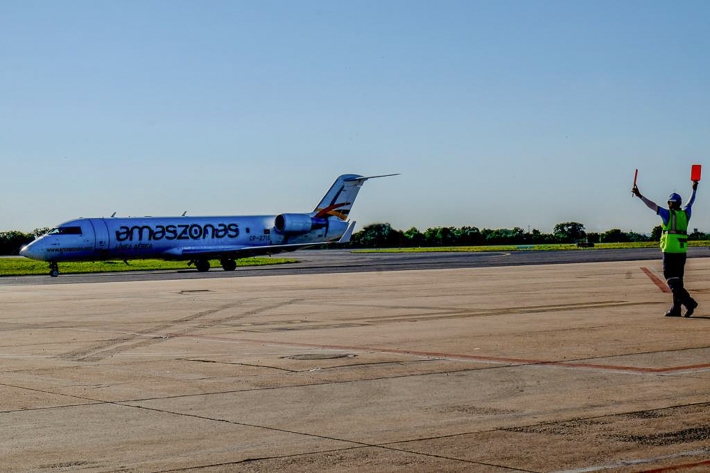 Aeroporto Cuiabá Várzea Grande Marechal Rondon Amaszonas CRJ