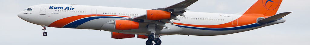Avião Airbus A340-300 Kam Air