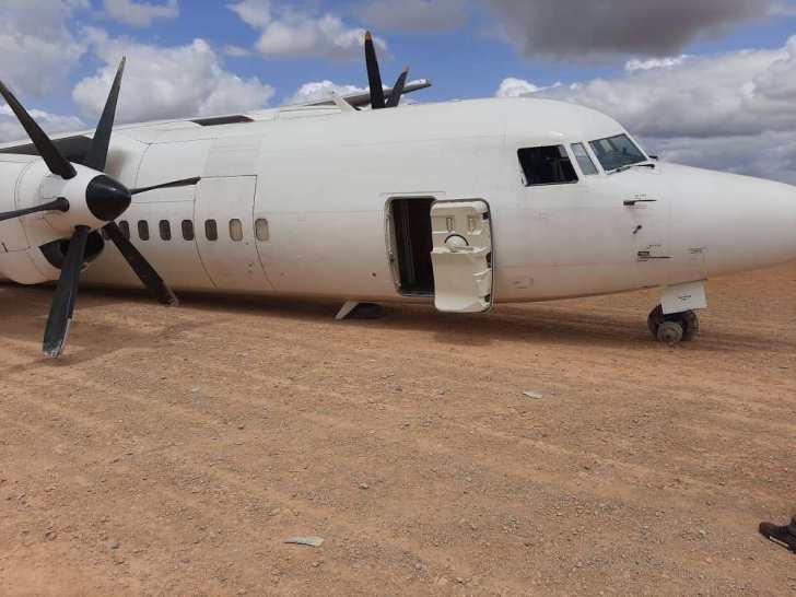 Fokker 50 incidente pouso Somália