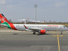 Avião Embraer E190 Kenya Airways