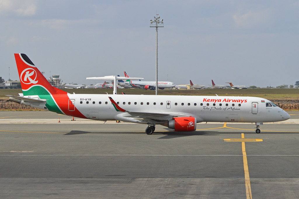 Avião Embraer E190 Kenya Airways