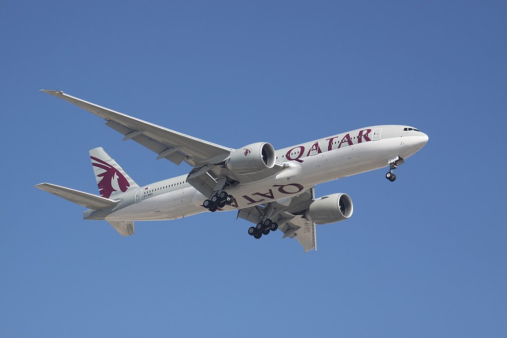Avião Boeing 777-200 Qatar Airways