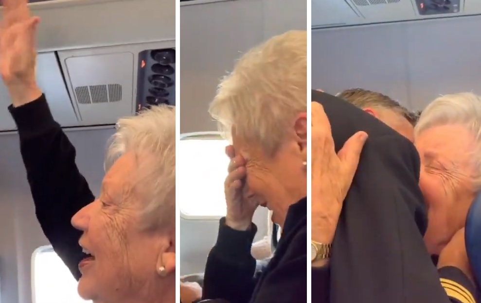 Vídeo piloto homenagem mãe ex-comissária de bordo