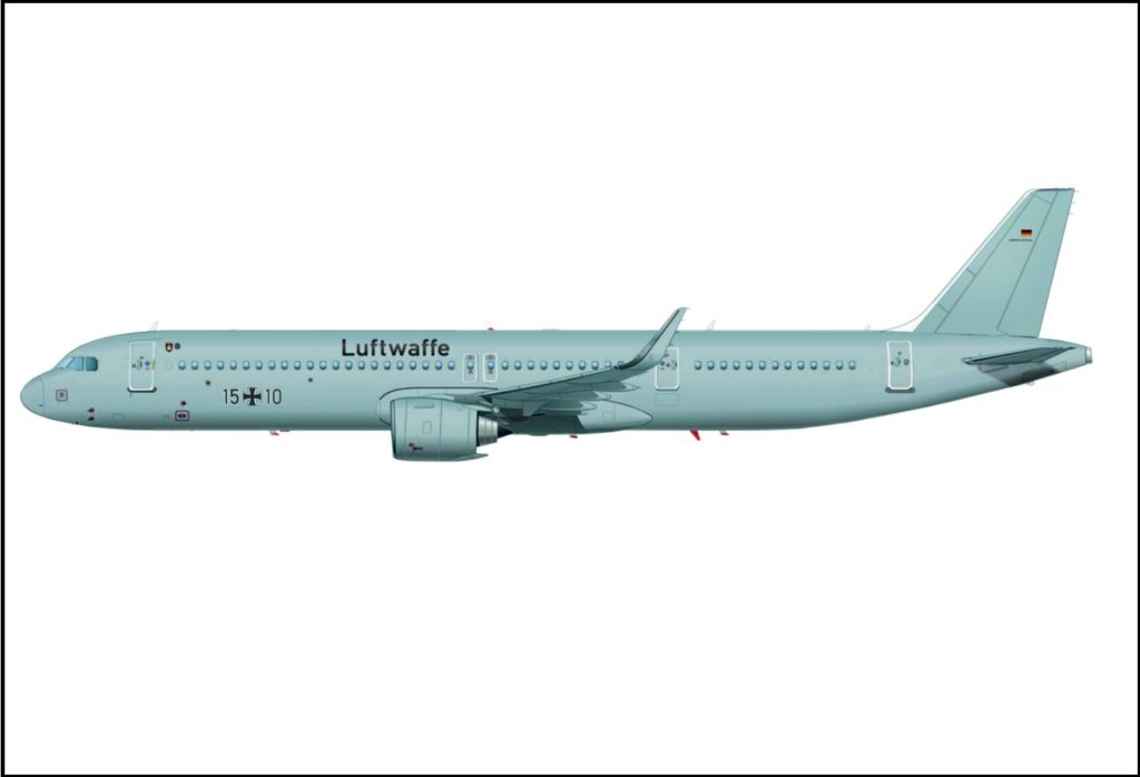 Airbus A321LR ACJ Luftwaffe