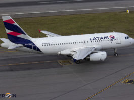 Avião Airbus A319 LATAM