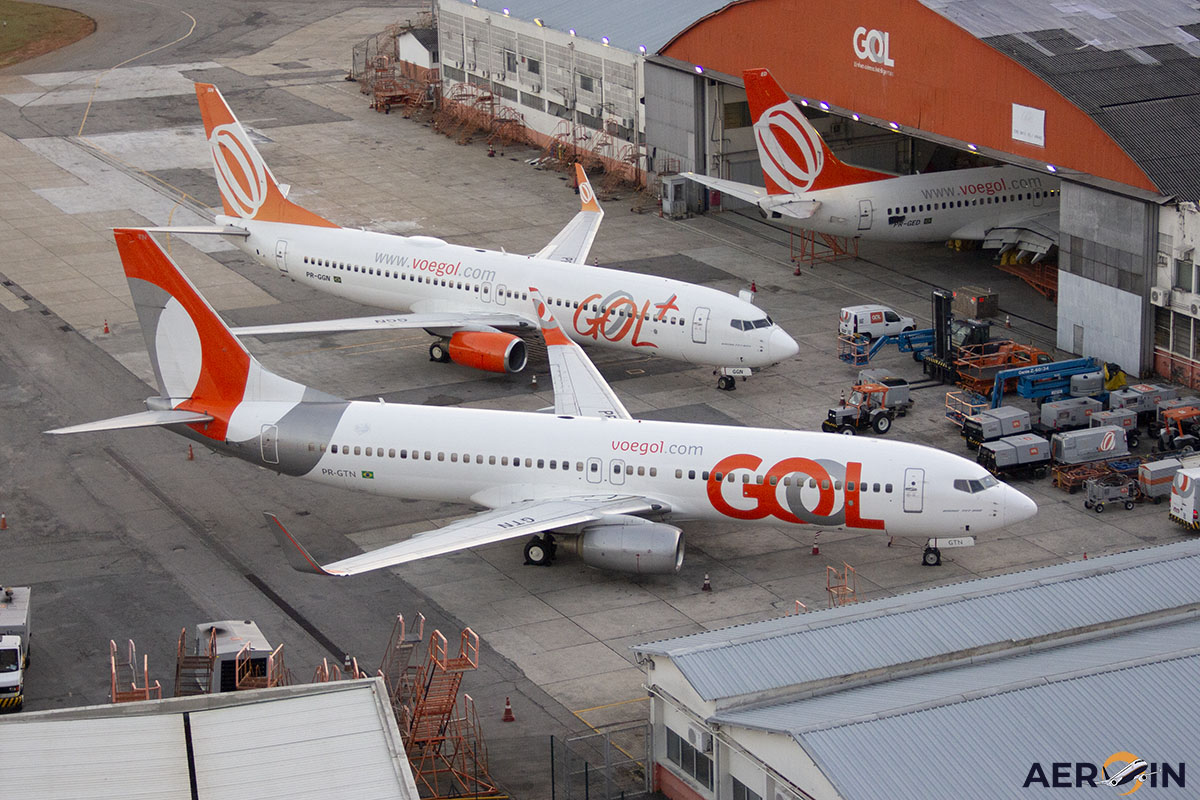 GOL grounded 14% of its fleet when it requested judicial recovery