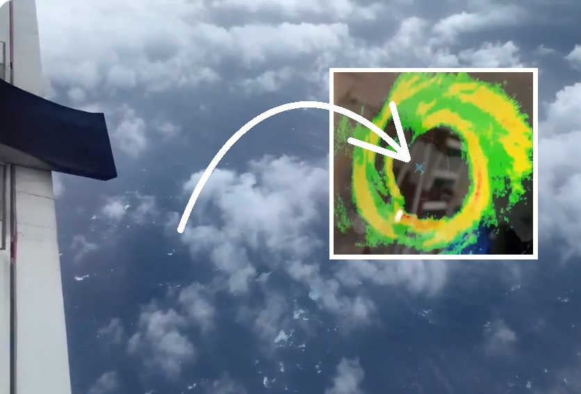 NOAA Voo P-3 olho furacão Laura