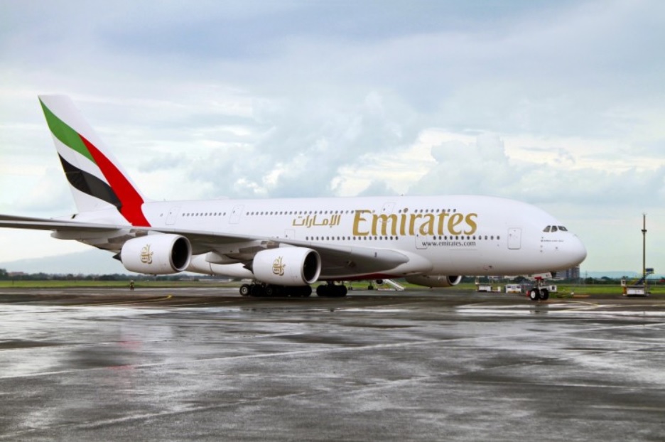 Emirates A380 1º voo Clark