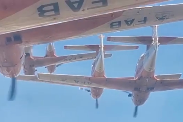 Vídeo T-27 Tucano FAB escalonamento