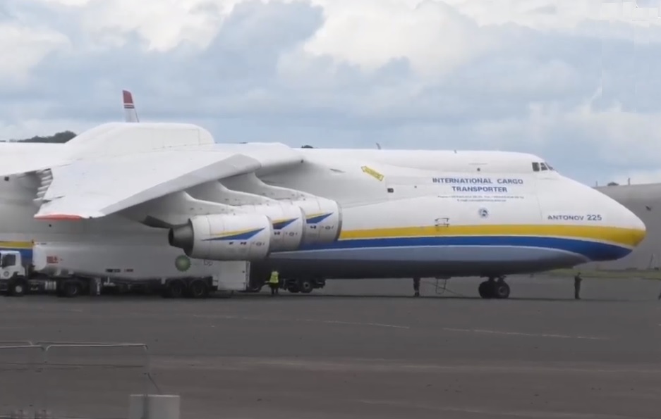 Vídeo ao vivo Antonov AN-225 Prestwick