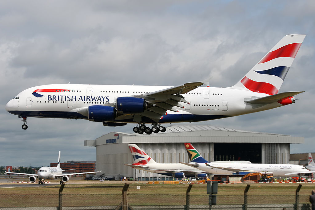 Avião Airbus A380 British Airways