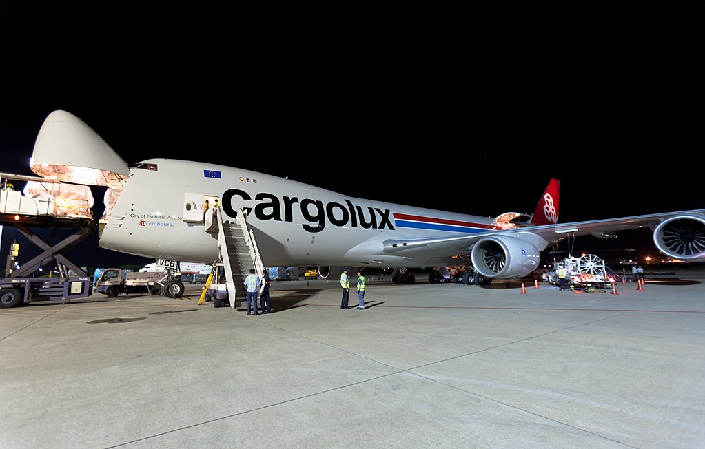 Avião Boeing 747-8F Cargolux