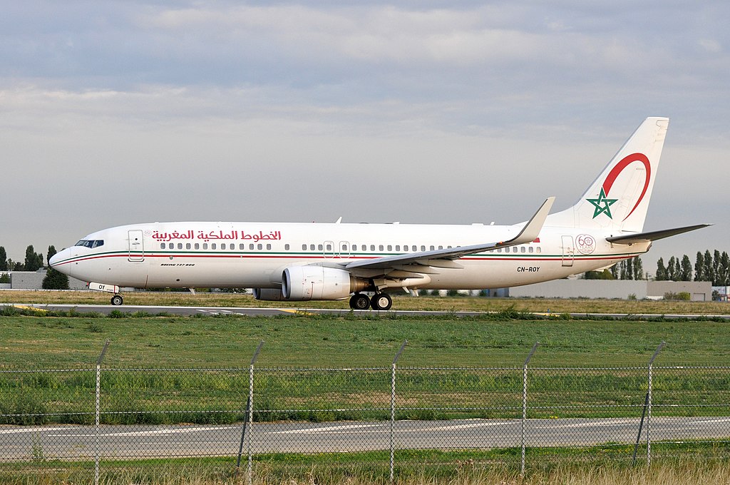 Avião Boeing 737-800 RAM Royal Air Maroc