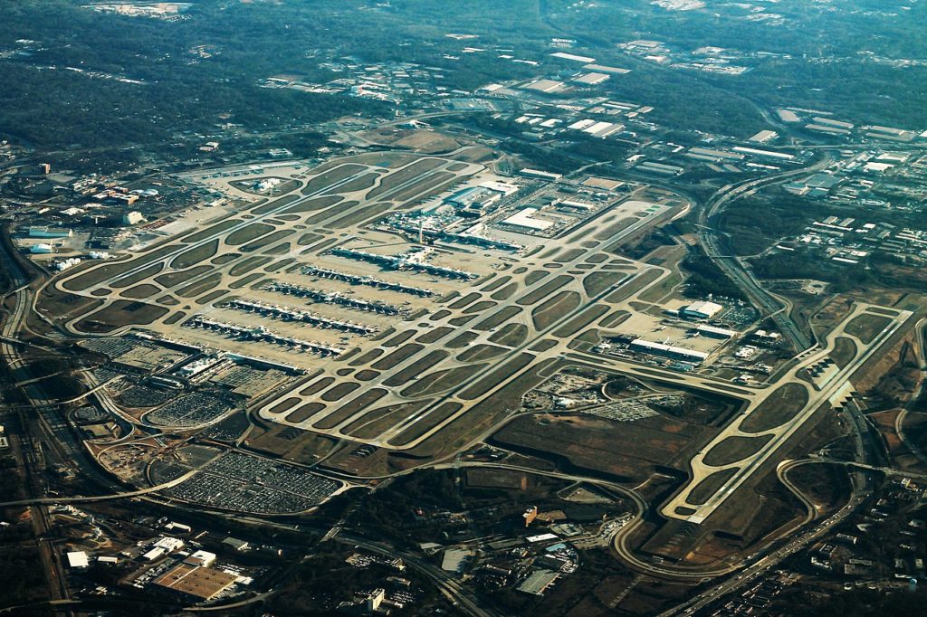 Aeroporto Atlanta Vista Aérea