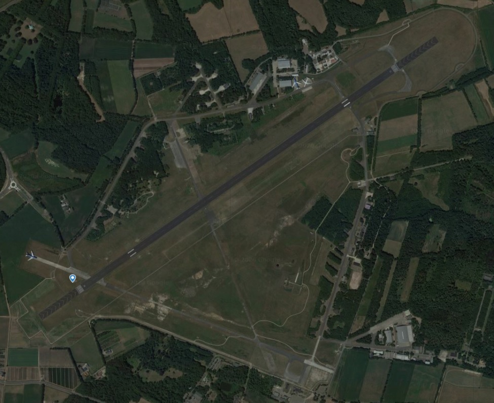 Aeroporto Twente Holanda Vista Aérea
