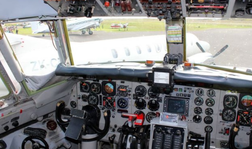 Air Chathams Convair 580 Cockpit