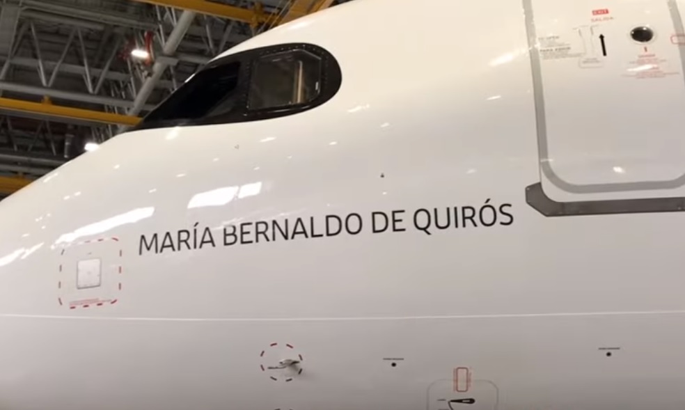 Iberia A320neo María Bernaldo de Quirós