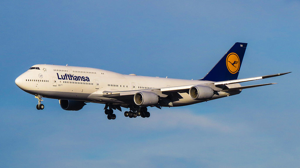 Avião Boeing 747-8 Lufthansa