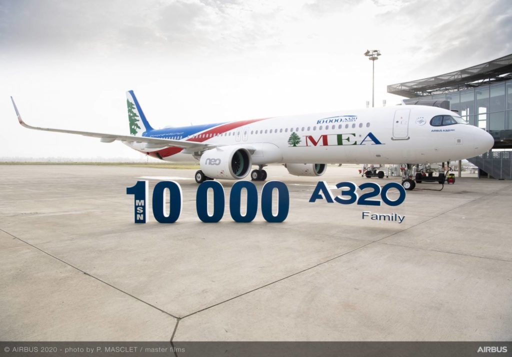 MEA Airbus A321neo 10000 A320
