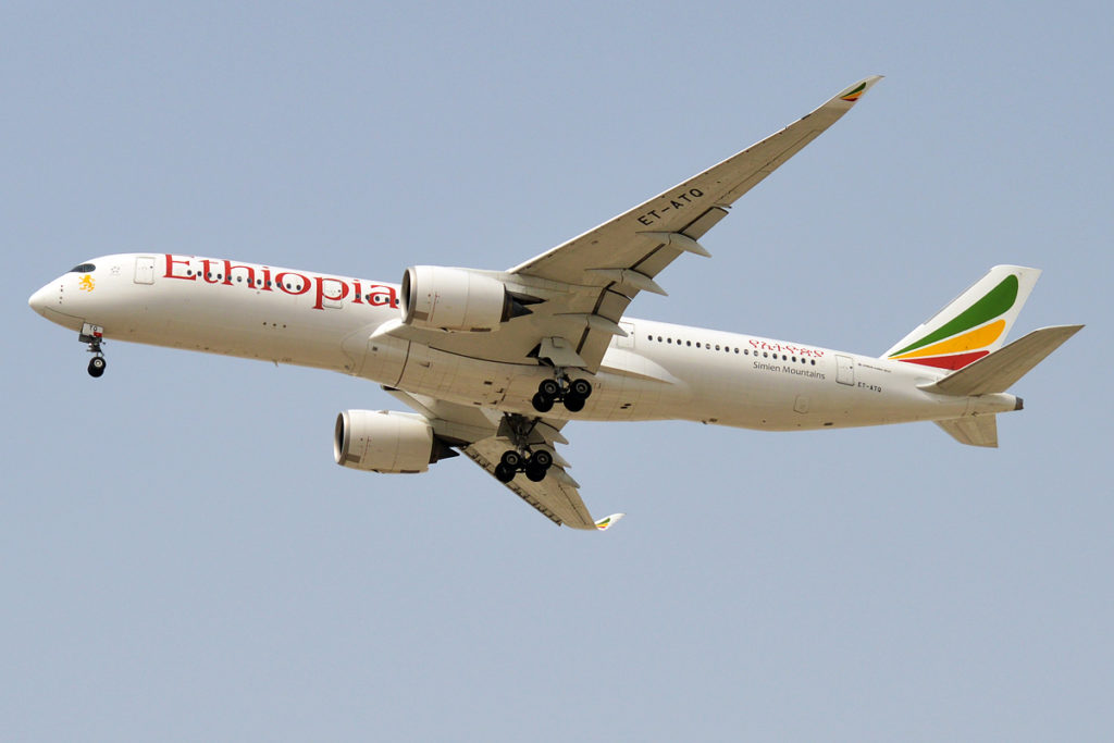 Avião Airbus A350-900 Ethiopian Airlines