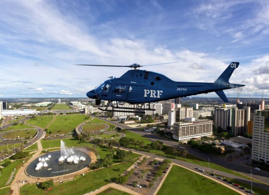 Helicóptero Leonardo AW119Kx PRF Polícia Rodoviária Federal