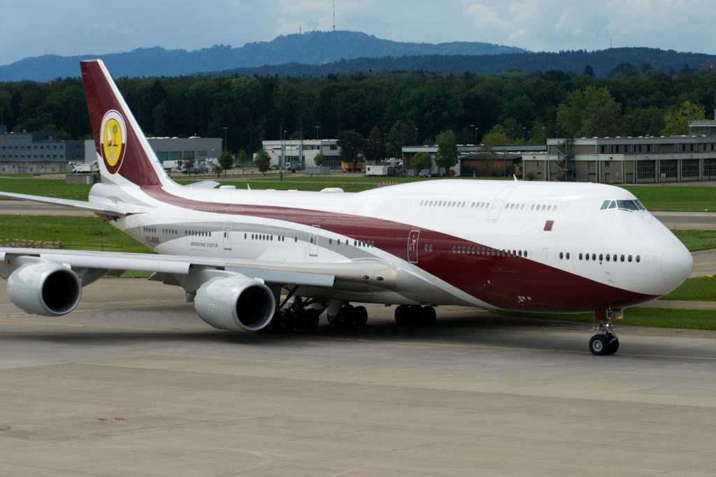 Avião Boeing 747-8I Qatar Amiri Flight