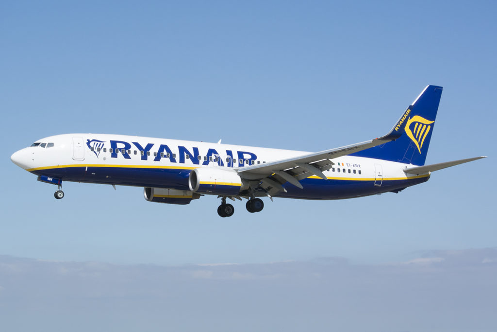 Avião Boeing 737-800 Ryanair