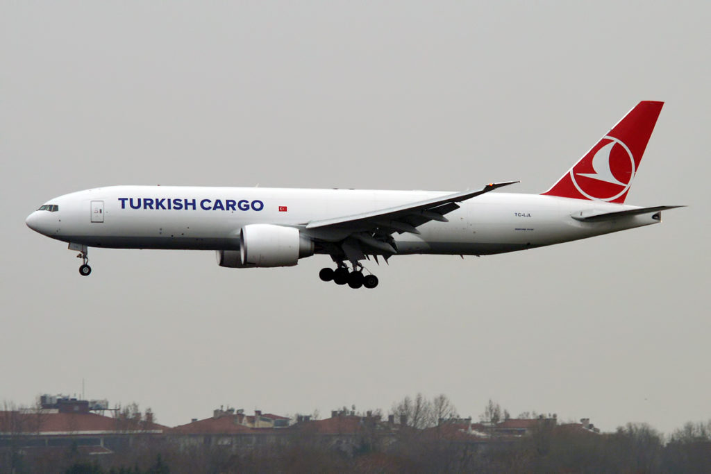 Avião Boeing 777F Turkish Cargo
