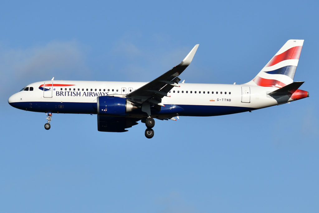 Avião Airbus A320neo British Airways