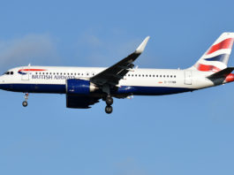 Avião Airbus A320neo British Airways