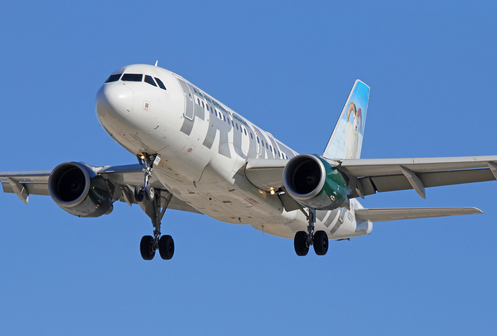 Avião Airbus A319 Frontier Airlines