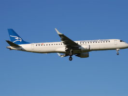 Avião Embraer E195 Montenegro Airlines