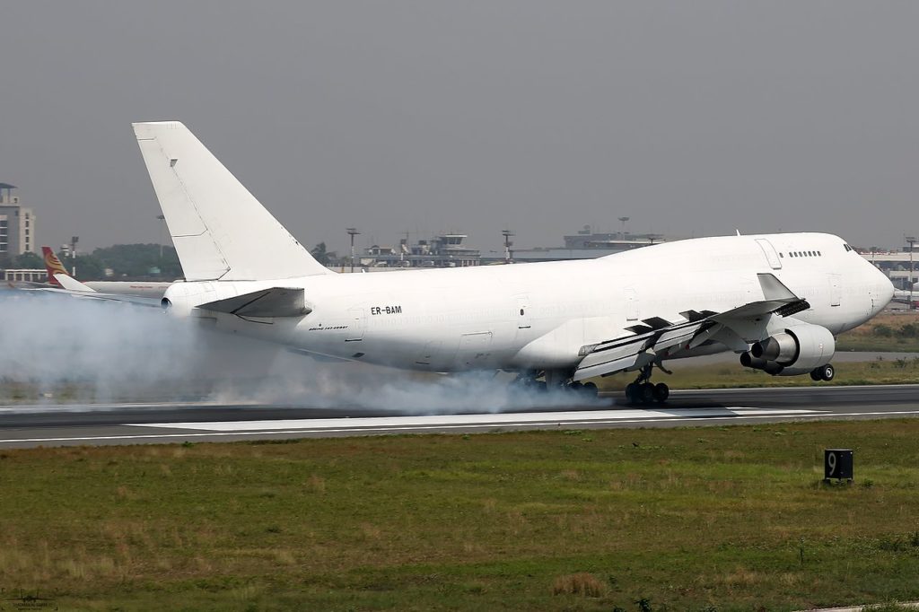 Avião Boeing 747-400F Jumbo Aerotranscargo