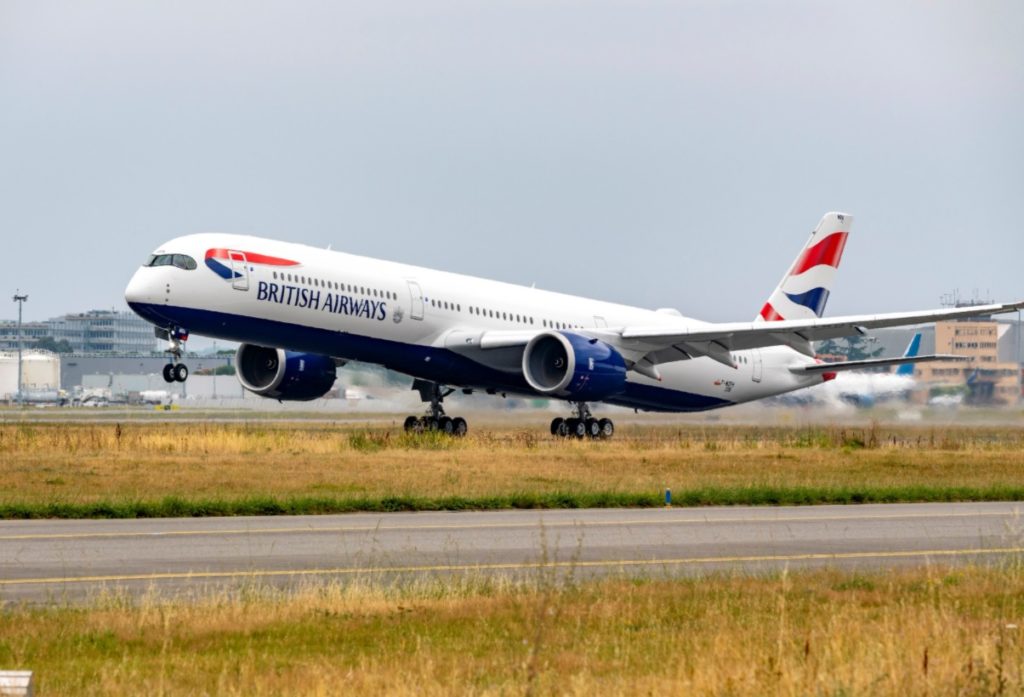 Avião Airbus A350-1000 British Airways