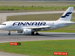 Avião Airbus A319 Finnair