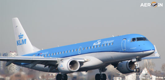 Avião Embraer E195-E2 KLM Cityhopper