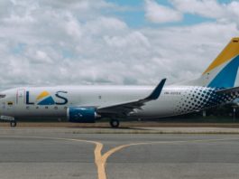 Avião Boeing 737-300F LAS Lineas Aéreas Suramericanas