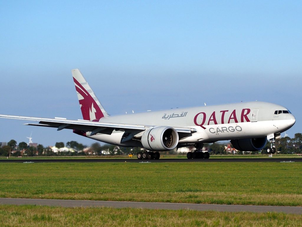 Avião Boeing 777F Qatar Cargo