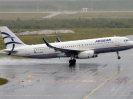 Avião Airbus A320 Aegean Airlines