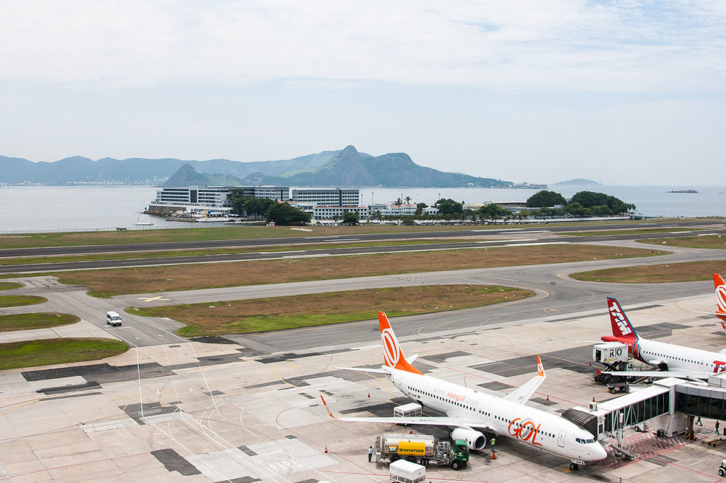 Aeroporto Santos Dumont Pátio Gol TAM