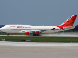 Avião Boeing 747-400 Jumbo Air India
