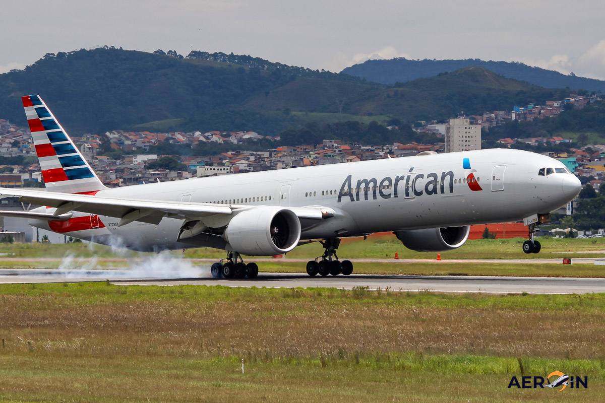 American Airlines promove mudanças de aeronaves em voos de Miami