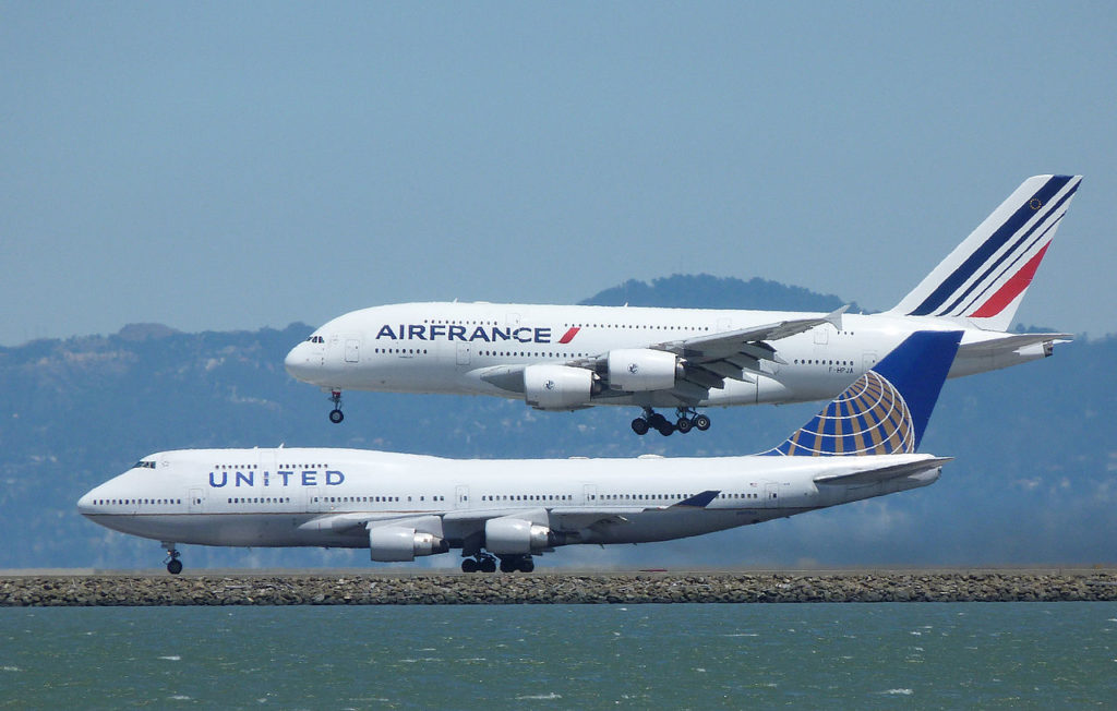 Boeing 747 e Airbus A380