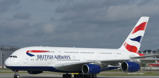 Avião Airbus A380 British Airways
