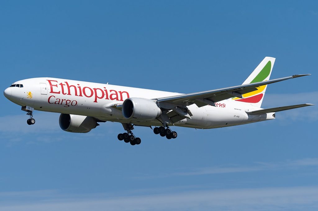 Avião Boeing 777F Ethiopian Cargo