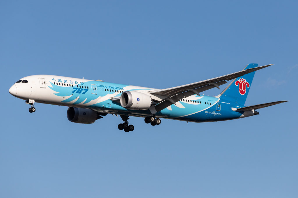 Avião Boeing 787-9 Dreamliner China Southern Airlines 1000