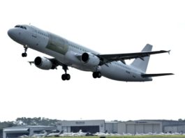 Precision avião Airbus A321 PCF Convertido