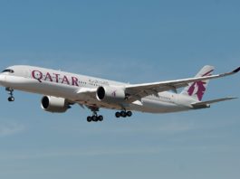 Avião Airbus A350-900 Qatar Airways