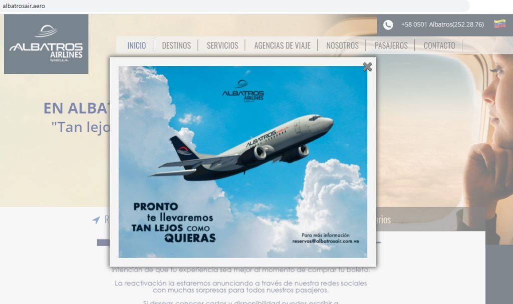 Nella Linhas Aéreas agora controla empresa aérea da Venezuela