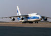 Avião Antonov An-124 segue detido após juiz canadense rejeitar pedido de alívio das sanções contra aérea russa de carga